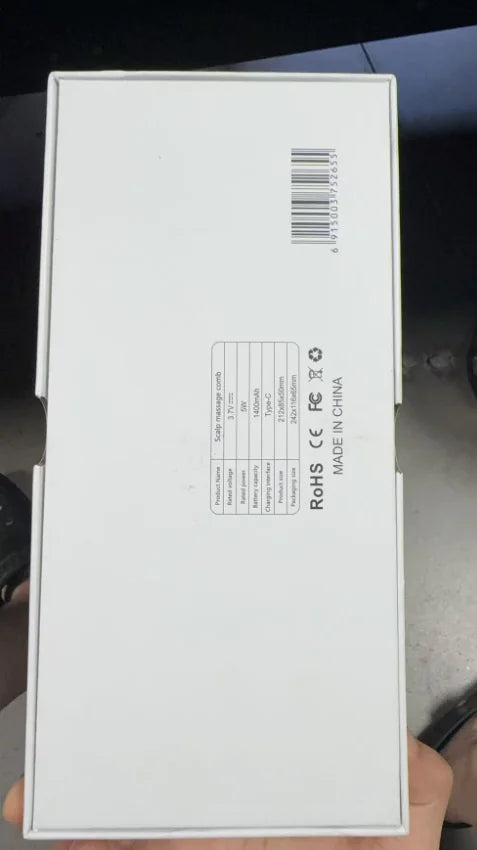 Electric Scalp Care & Hair Growth Massage Comb with Liquid Injection – Red Light Therapy